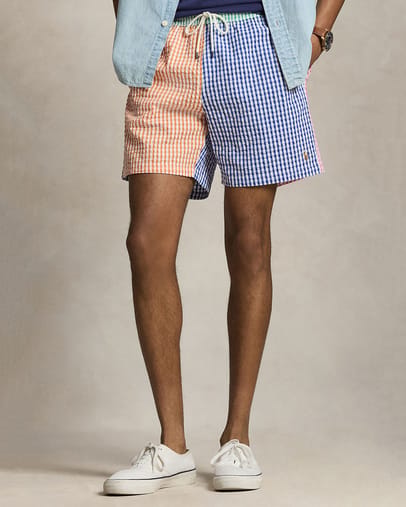 Seersucker Gingham Funshort