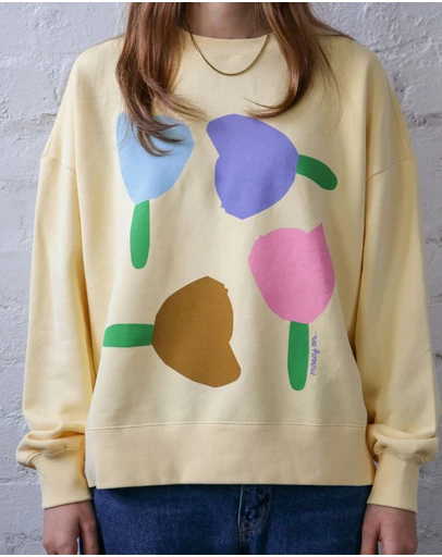 Mosey Me - Forget Me Not Sweater - Butter