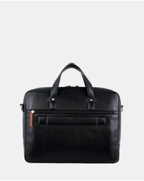 Pierre Cardin - Pierre Cardin Leather Multi-Compartment Business Bag