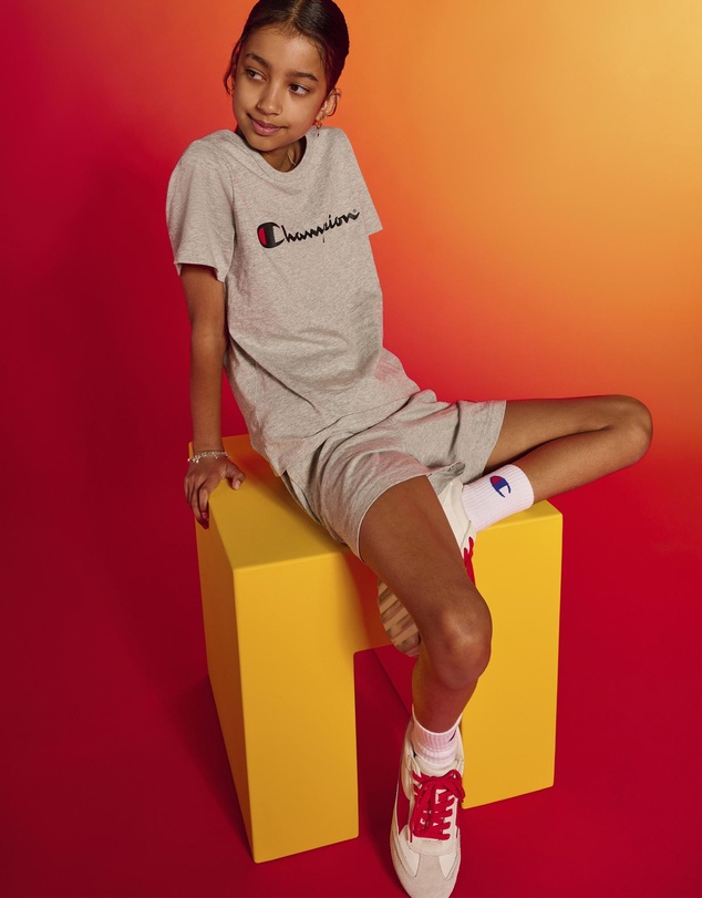 Champion - Jersey Script Shorts - Teens
