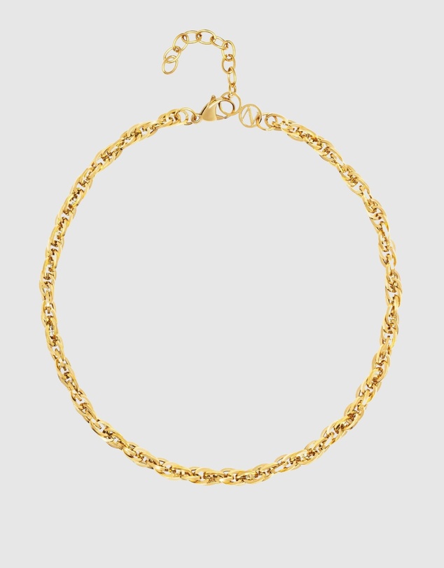 Nialaya Jewellery - Gold Rope Chain Choker