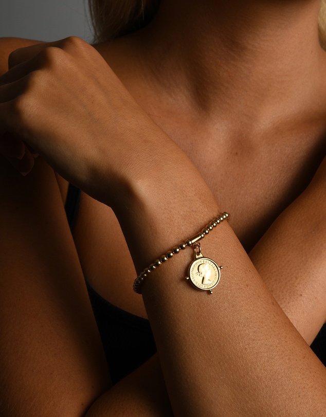 Von Treskow - Compass Frame Coin Bracelet