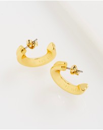 Ted Baker - HILYA: Hidden Heart Small Hoop Earrings
