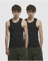 Urban Classics - Ribbed Tank Undershirt 2Pack