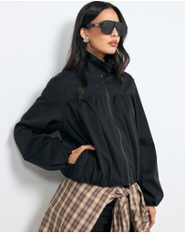 AERE - Isla Lightweight Funnel Neck Bomber
