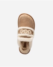Ozwear Connection Uggs - UGG Violet Matelassé Shearling Slipper (Elastic Logo, Detachable Feature)