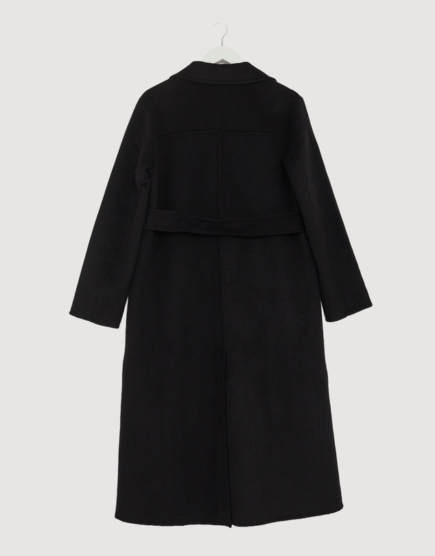 Revibe - Repaired AERE Orla Double Faced Wool Coat - AU 8