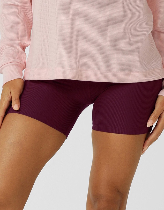 Lorna Jane - All Star Luxe Rib 12cm Bike Shorts