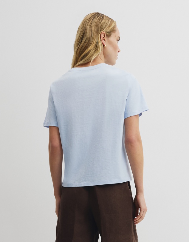 Country Road - Textured Short Sleeve Slub T-shirt