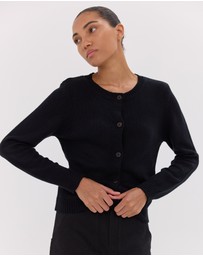 Cloth & Co. - The Vintage Cardigan | Black