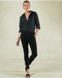 DRICOPER DENIM - Active Black Ankle Length Jeans