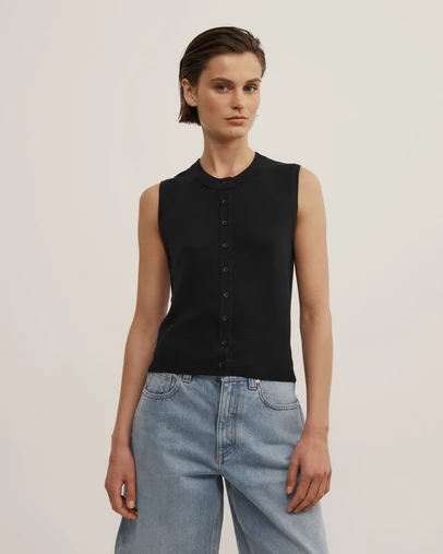 Witchery - Knit Button Tank