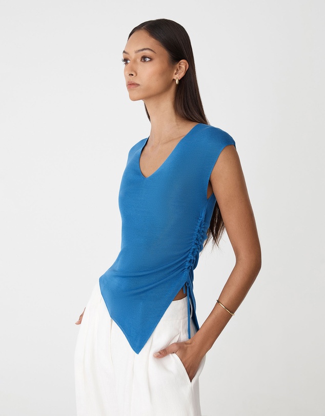Forcast - Galina Ruched Lyocell Knit