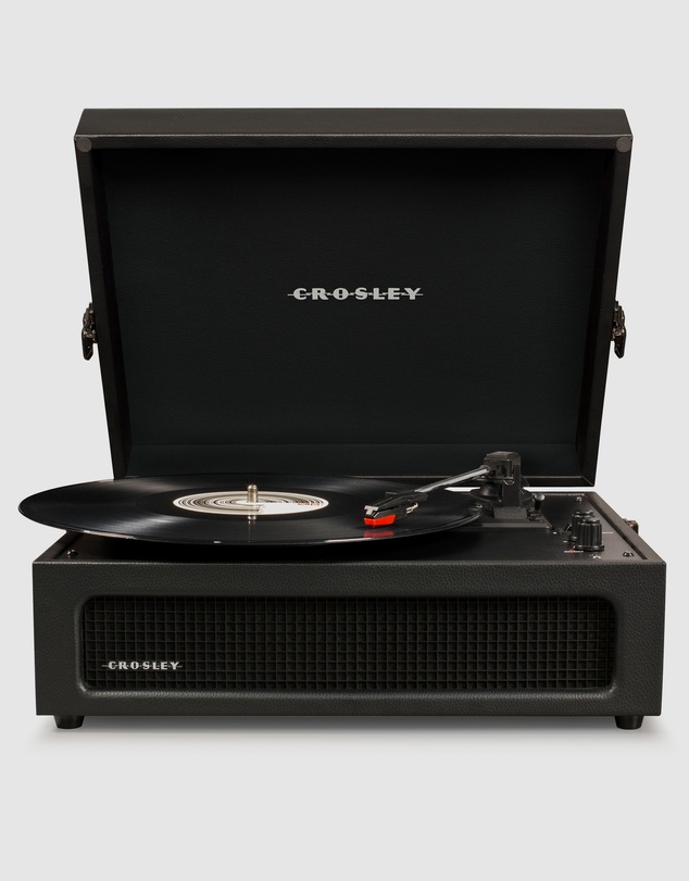 Crosley - Crosley Voyager Black - Bluetooth Portable Turntable