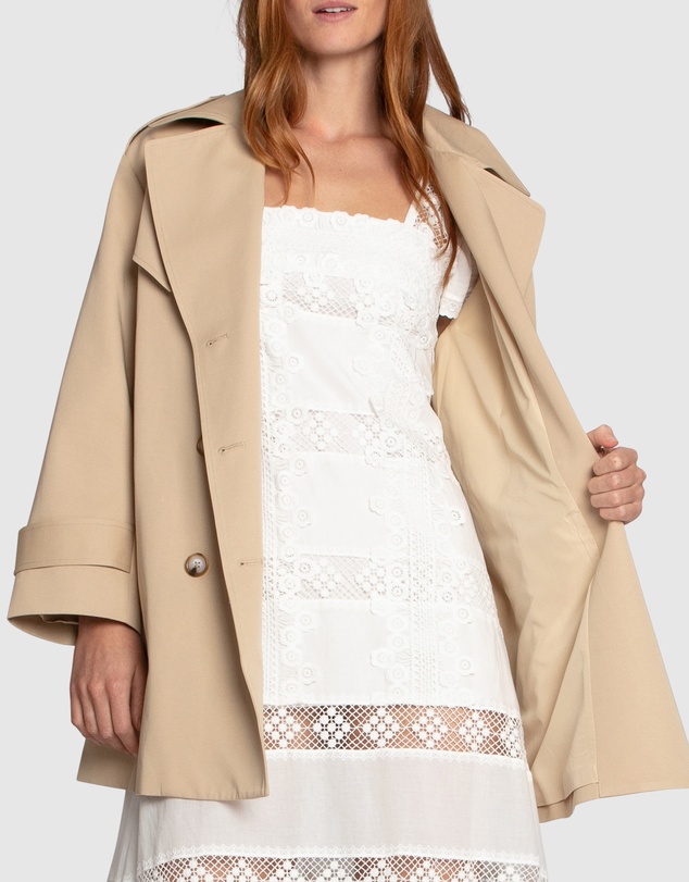 Belle & Bloom - Whispers of Verona Trench Coat