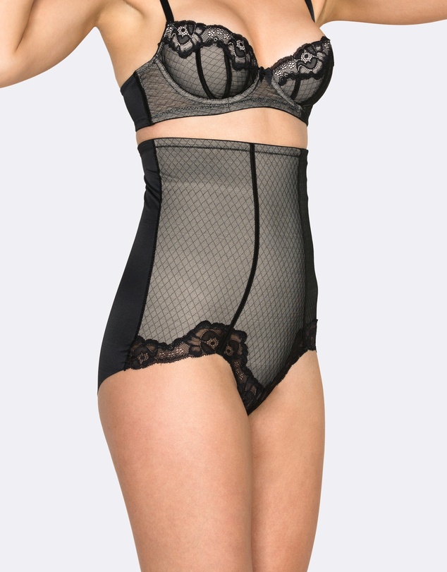 Hush Hush - Whisper Firm Control High-Waisted Lace Brief