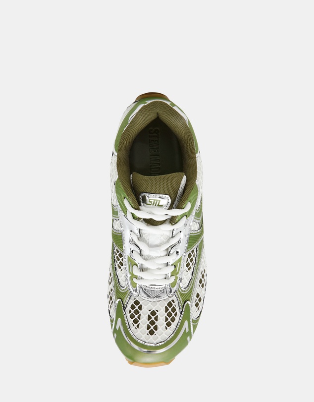 Steve Madden - Pager Green Multi Sneakers