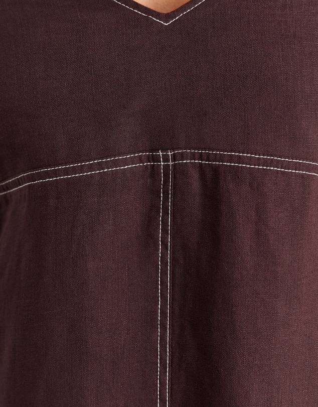 Jag - Sara Linen Midi Dress