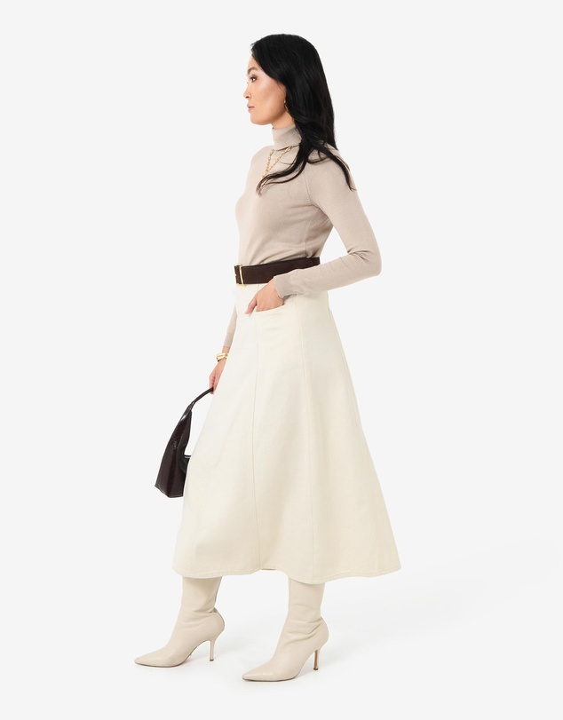 Forcast - Sam Panel Denim Skirt