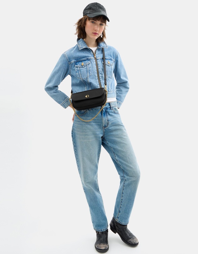 Coach - Leather Essential Flap Chain Bag