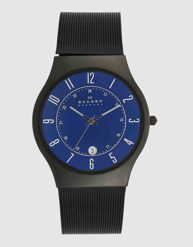 Skagen - Sunby Titanium Black Analogue Watch