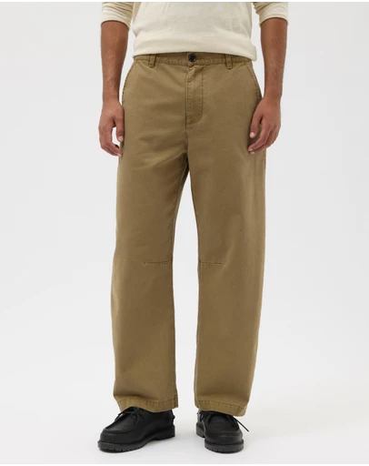 AERE - Cotton Barrel Pants