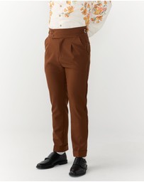 Justin Cassin - Vittori High Waist Cropped Pants