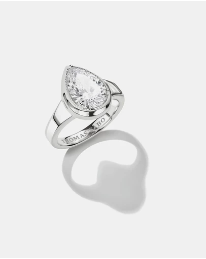 THOMAS SABO - THOMAS SABO Ring with zirconia in teardrop shape
