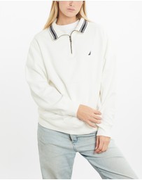 Vintage by The Real Deal - Pre Loved - Vintage Nautica Quarter Zip Sweatshirt