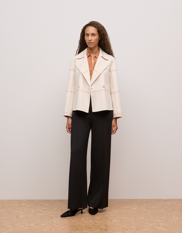 Trenery - Silk Concealed Placket Shirt in Sierra