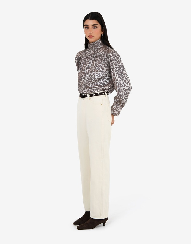 Forcast - Melisa Gathered Yoke Top