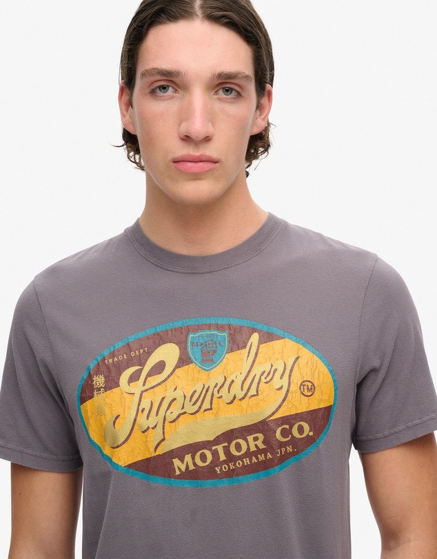 Superdry - Workwear Gasoline Graphic Tee
