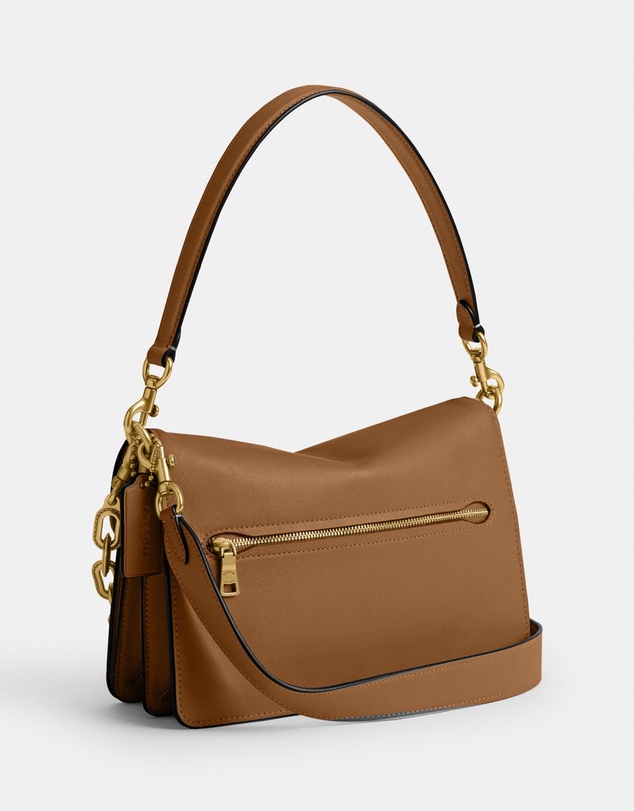 Coach - Smooth Leather Chain Tabby Shoulder Bag With Chain