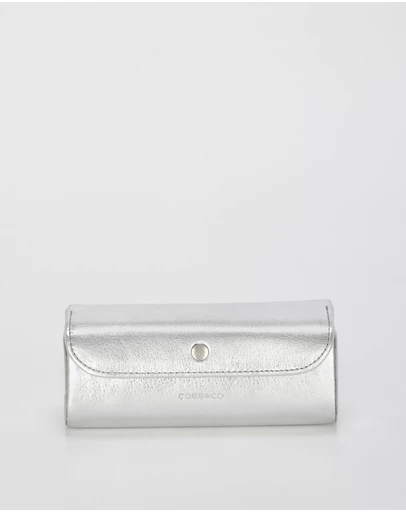 Cobb & Co - Idol Metallic Leather Glasses Case