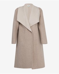 Forcast - Diana Wool Blend Cocoon Coat