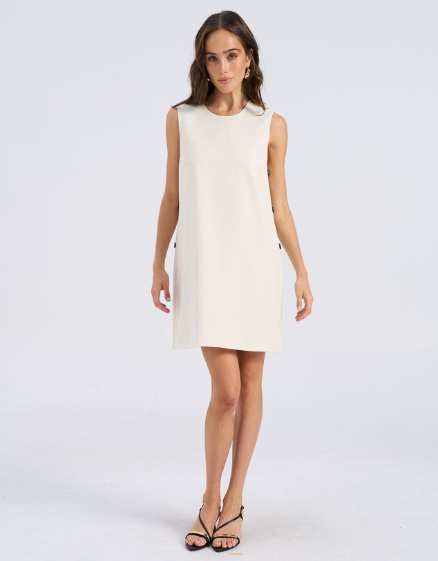 Vero Moda - Fame Buttoned Mini Dress