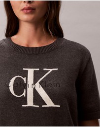 Calvin Klein Jeans - Monologo Cropped Jumper
