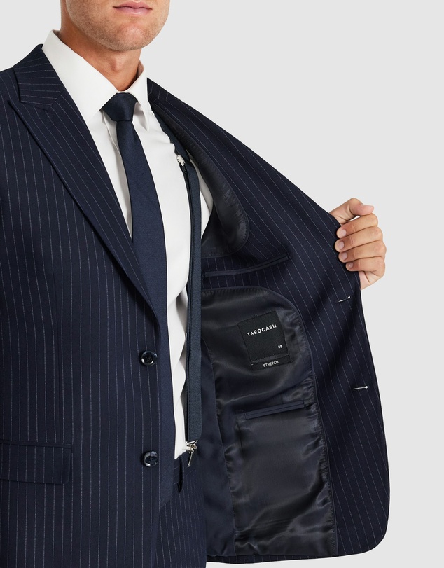 Tarocash - Valor Pinstripe Suit Jacket