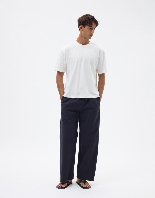 AERE - Wide Fit Elastic Waist Pants