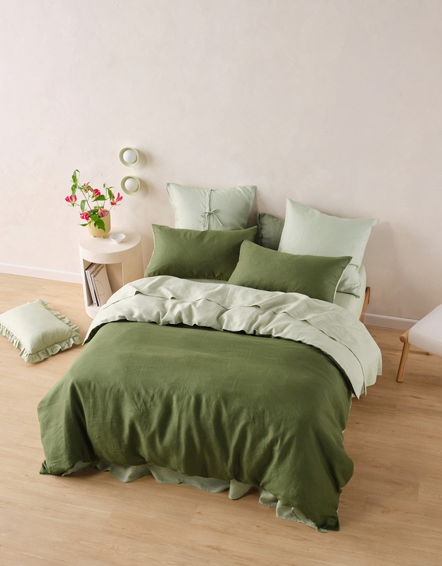 Linen House - Nimes Duet Pure Linen Quilt Cover Set