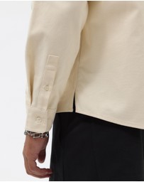 AERE - Brushed Organic Cotton Overshirt