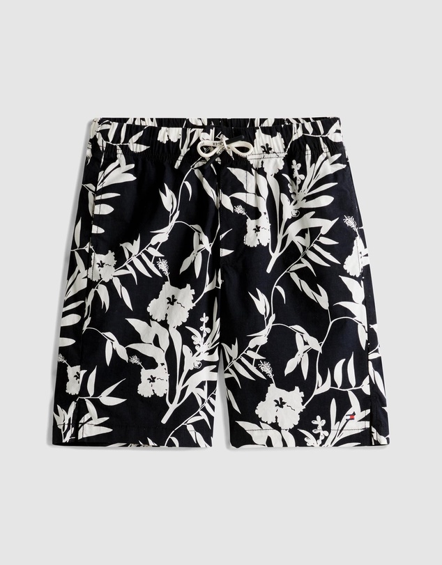 Tommy Hilfiger - Floral Print Poplin Shorts - Kids