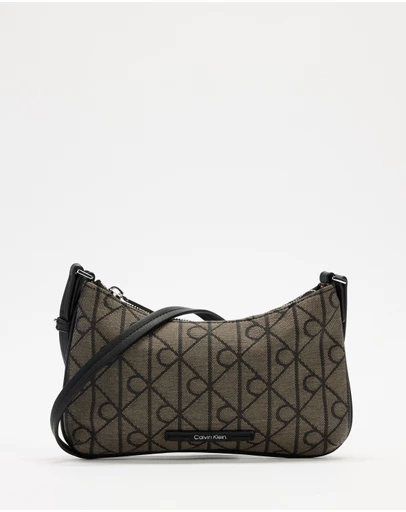 Calvin Klein - Emblem Aop Jacquard Conv Mini Bag
