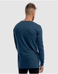 DVNT - Saxon Embroidery Long Sleeve Tee
