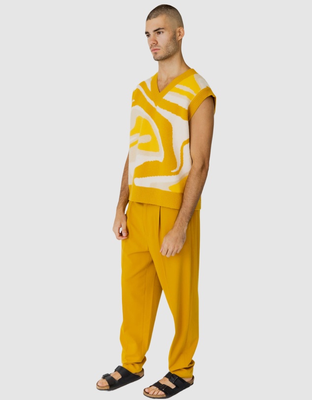Justin Cassin - Ignite Pattern Knitted Vest
