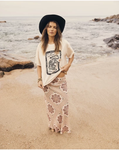 Tigerlily - Adventurous Spirit Boxy Crop Tee