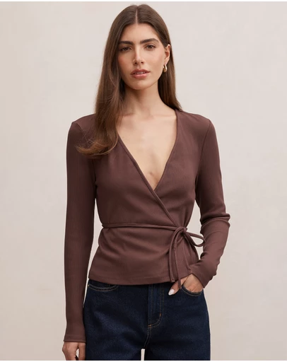 Forever New - Francesca Ballet Wrap Top