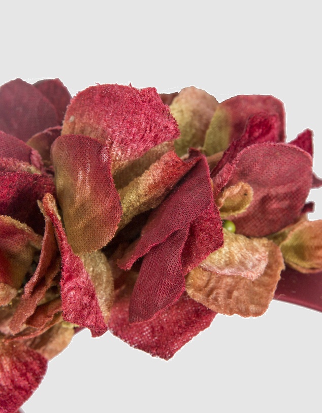 Max Alexander - Burgundy Flowers Fascinator