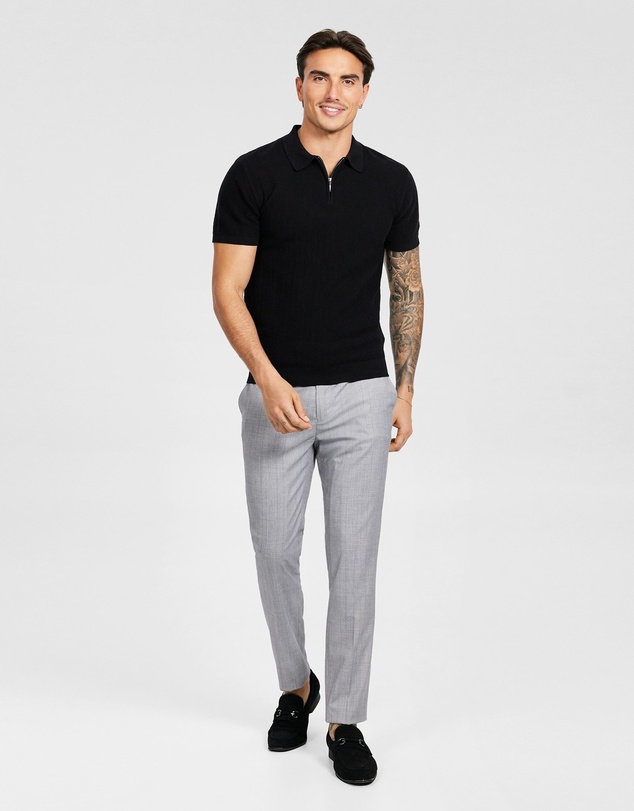 Tarocash - Darius Zip Knit Polo