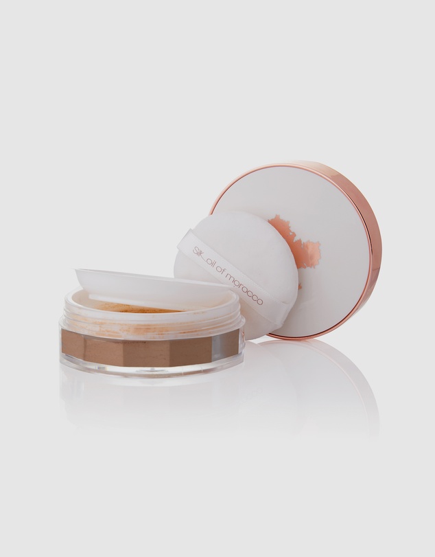 Silk Oil of Morocco - Argan Mineral Powder Foundation - Dark Tan
